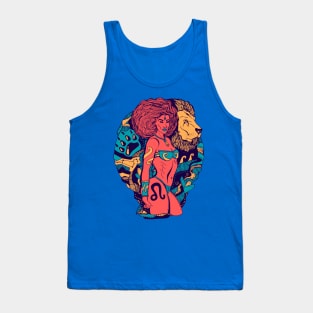 Retro Triad Leo Beauty Tank Top